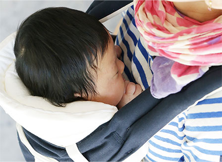 新生児インサートパッド｜新生児から使える日本製抱っこひもsun&beach